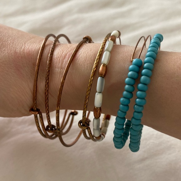 Alex and Ani Expandable Wire Bracelets (set of 7) - Picture 6 of 7